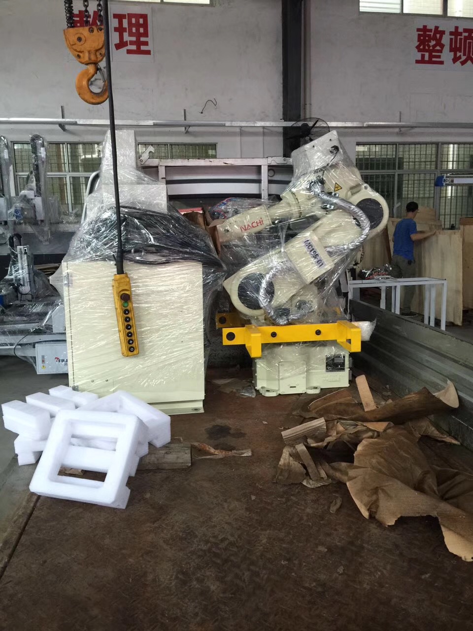 購買潤馬機(jī)械手老客戶的再一次返單